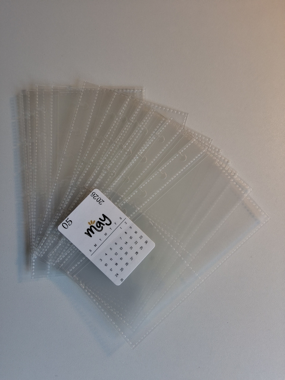 Disc bound A6 - 2 pocket sleeves qty 10
